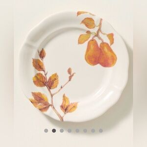 Anna Farba Harvest Stoneware Dessert Plate, made in Portugal for Anthropologie